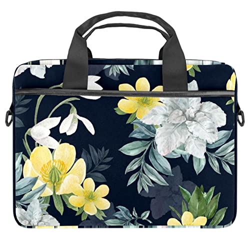 Maletín de portátil con flores acolchado para evitar golpes en tabletas