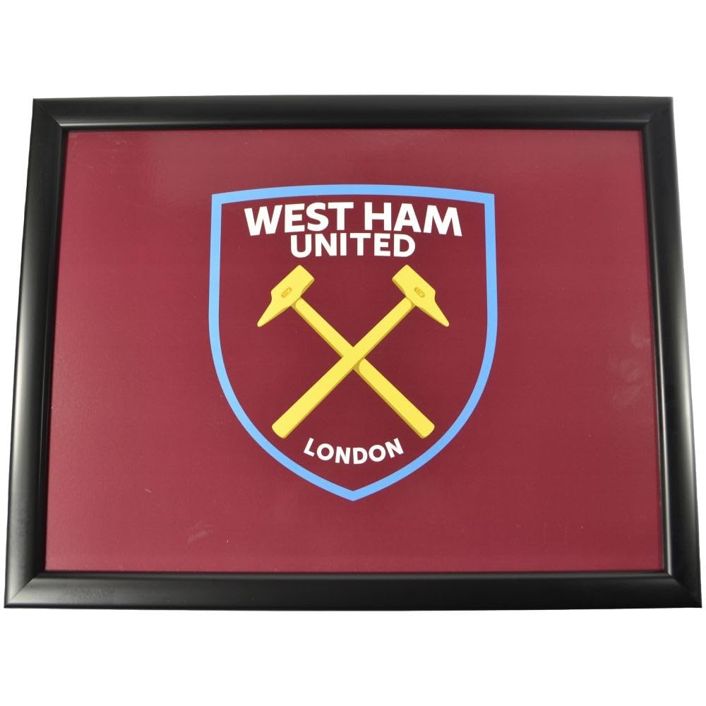West Ham United FC Throw Pillow Lap Tray (One Size) (Maroon/Blue/Yellow)