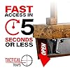 Tactical Traps Liberty 35s Gun Shelf with Trap Door | Handgun Storage with RFID Lock | Secure & Safe Hidden Gun Compartment | 30” x 8” x 3 ¾” Country Pine - Image 4