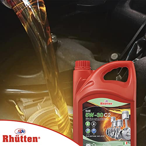 Rhütten, Olio Motore 5W-30 C2, Ideale per la