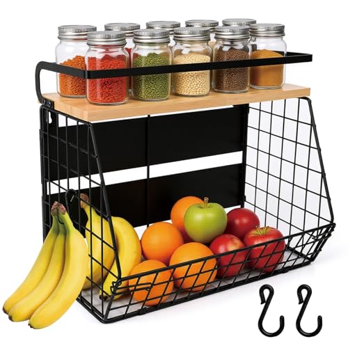 Image of Newoed Strong Magnetic Shelf for Fridge with Lid Top, Large Capacity Magnetic Spice Rack for Refrigerator, Kitchen Counter, Cabinet