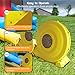 Carivia Inflatable Blower,1200W 1.5 HP Inflatable Bouncer Blower,Air Blower for Inflatables,Commercial Bounce House Blower for Bounce House,Bouncy Castle, Jumper, Water Slide,Inflatable Arch