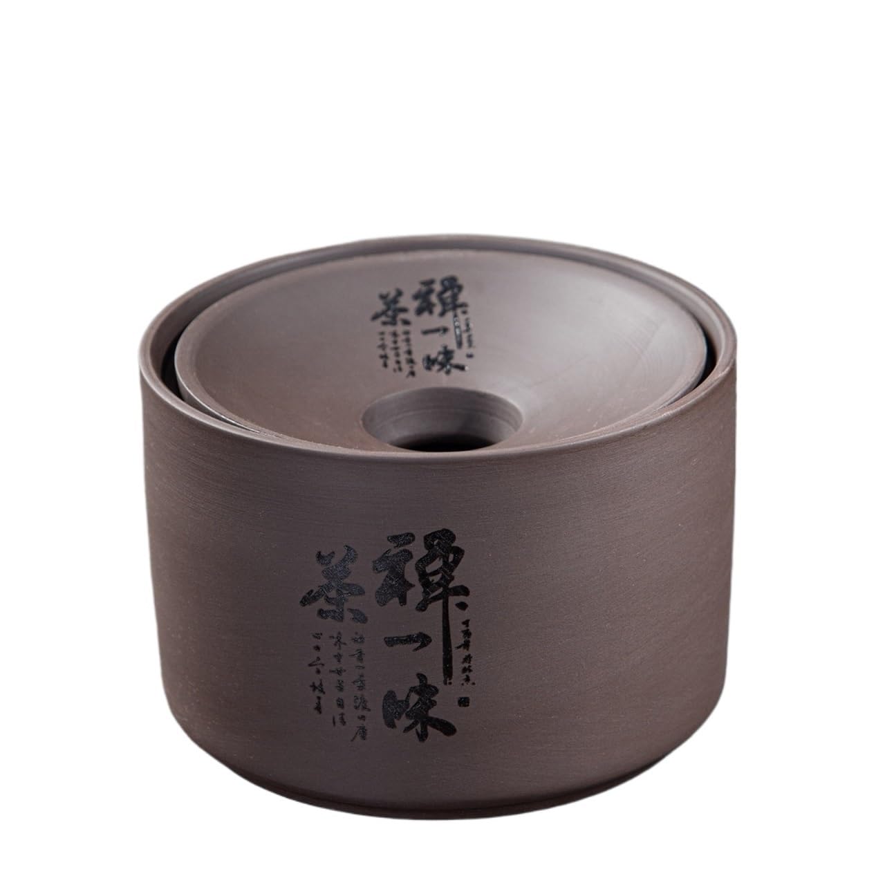 Ashtrays Simple Purple Clay Ashtray Funnel Lid for Home Living Room Office Tea Table Prevents Flying Ash Decor