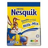 Nestlé Nesquik Milk-Mix Vanillegeschmack, Getränkepulver für Milchshakes & kalte Getränke, 1er Pack (1 x 350g)