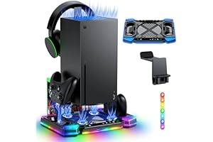 Xbox Series Z: MENEEA Upgraded RGB Cooling Fan Stand Transforming Gaming Experiences