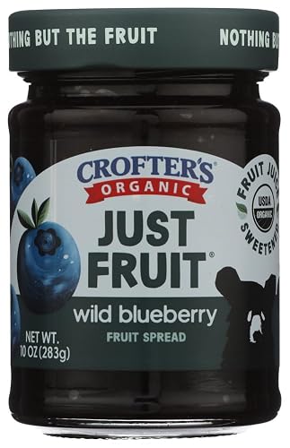 Crofters, Organic Blueberry Just Fruit Spread, 10 Ounce