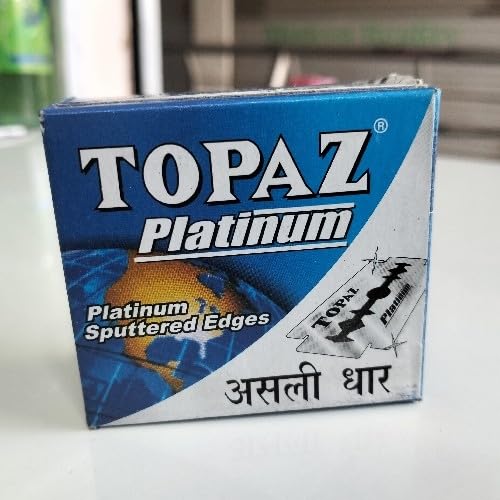 See full amazon price history chart for Topaz Platinum Double Edge Razor Blades for men - Pack of 50 Topaz Platinum Double Edge Razor Blades for men - Pack of 50 (B0DF5VJPH1) Amazon Price History, Amazon Price Tracker