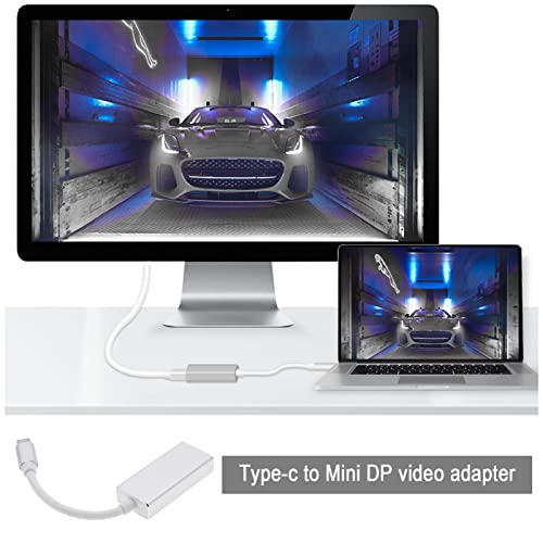 YINETTECH USB-C to Mini DP Adapter USB Type C to Mini DisplayPort Converter Cable for Computer PC Desktop Laptop Projector High-Definition Television Monitor Set-Top Box - Image 2