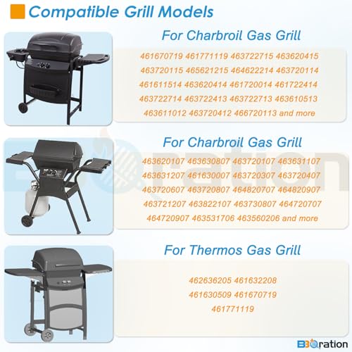 Image of 6 Inch G206-0025-W1 Grill Wheels for Charbroil Various Models