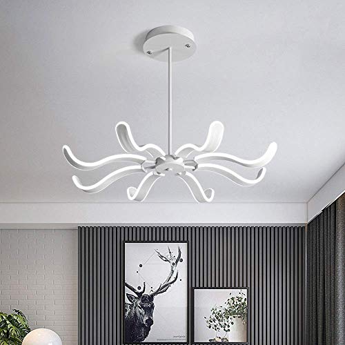 Lustre LED Plafonnier Nordique 78cm : Éclairez enfin vos grands volumes