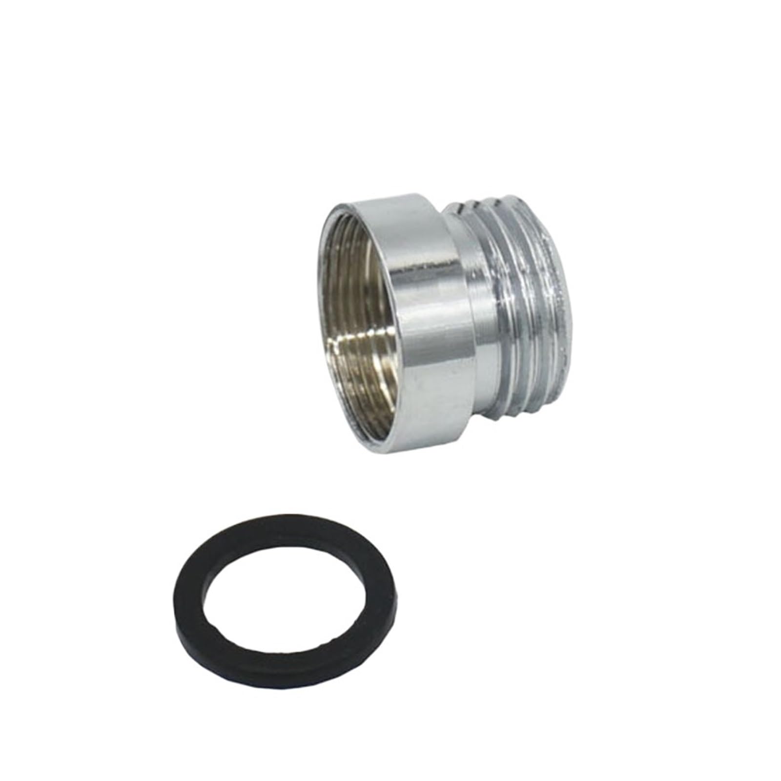 Hwww Men's M22 To 1I2 Silver M22 M24 To 1/2" Brass Threaded Connector For Faucet Conversion Connector Repair Garden Fittings 1Pcs