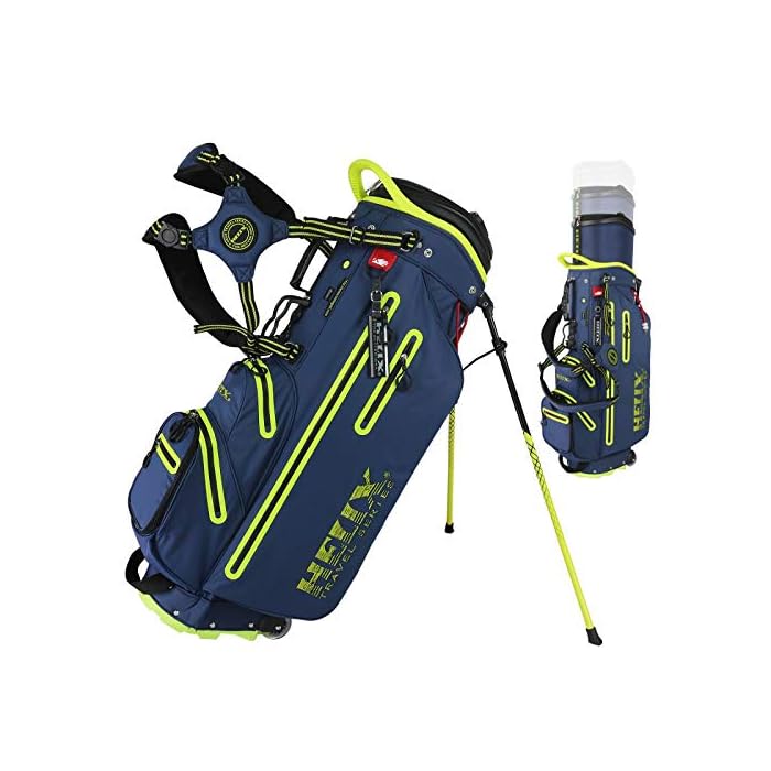 Buy Helix Golf Stand Bag Retractable, 6 Way Dividers with Backstrap