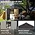 Patiowell 8 x 6 FT Plastic Outdoor Storage Shed with Floor, Resin Shed with Window and Lockable Door for Garden, Backyard, Tool Storage Use, Easy to Install in Beige (Kick-it Shed)