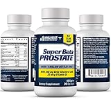 Super Beta Prostate – Over 15 Million Bottles Sold – Urologist Recommended Prostate Supplement for Men - Reduce Bathroom Trips Night, Promote Sleep & Bladder Emptying, Beta Sitosterol (60ct, 1 Bottle)