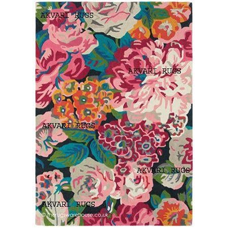 AKVARI RUGS Branded Embossed Carved Handmade Tuffted Pure Woollen Thick Geometrical Carpet for Living Room Bedroom Size 6 x 8 feet (180X240 cm) Multi, Multi 39