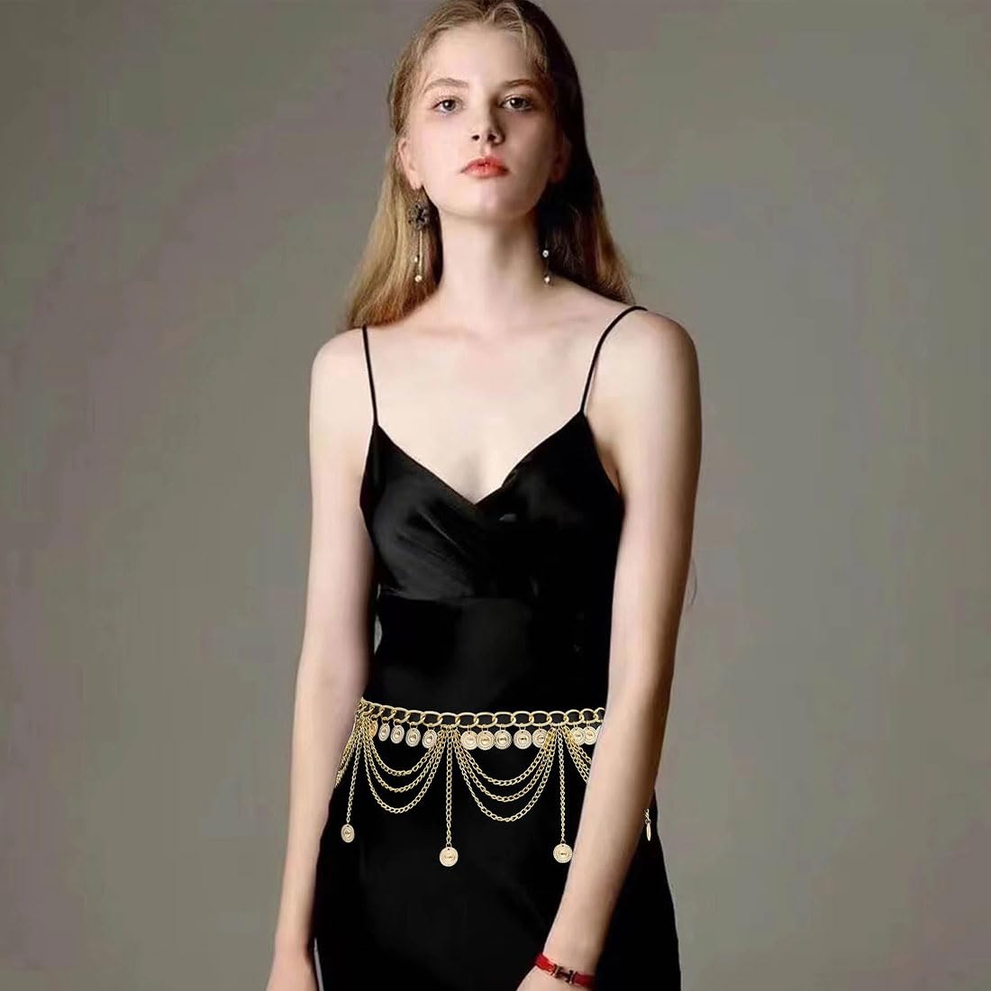 Trsnzul Ceinture Dorée, Chaîne Ventrale Or, Ceinture De