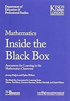 Mathematics Inside the Black Box: Assessment for Learning in the Mathematics Classroom 1941112161 Book Cover