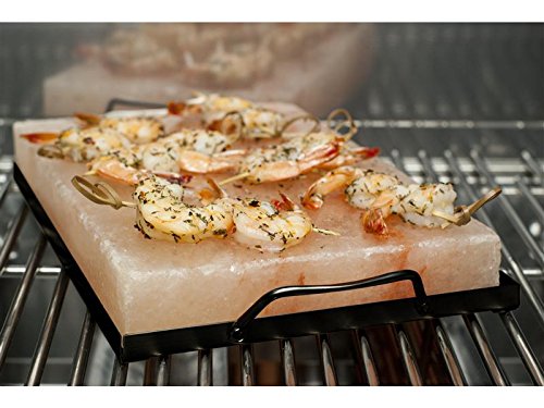 Miniatura 3 de IndusClassic - Bloque de sal del Himalaya para cocinar, asar, condimentar y servir (12 x 8 x 1.5 pulgadas, juego de 2)