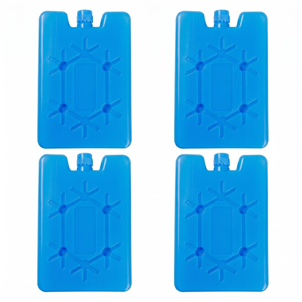 Joygoodta Ice Packs for Portable Air Conditioner, 4Pcs Reusable Ice Box Air Conditioner Pack for Coolers, Lunch Box, Fan, Coolers, Shipping, Blue