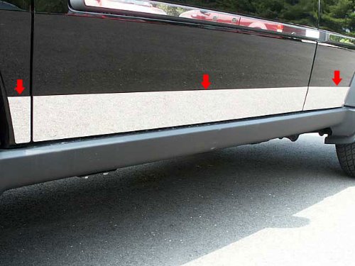 Qaa Is Compatible With 2007-2011 Dodge Nitro 6 Piece Stainless Rocker Panel Trim, Lower Kit, 3.75" Width Th47940 #TOP3