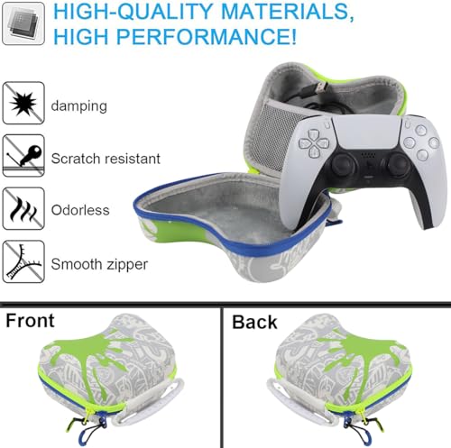 Image of OIVO INDIA Multicolor & Black Universal Travel EVA Game Remote Controller Carrying Case Gaming Accessory Cover Case (Compatible for Xbox One, Xbox, Xbox 360, PS3, PS4, PS5 PS2) (Combo of 2)