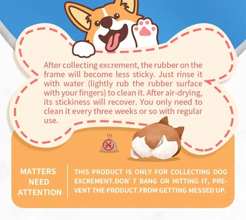 Image of Dog Pooper Scooper with Bags,Long Handle,only 8.07 inches Folded,Compact and Portable, self-Adhesive Design, Suitable for Both Small and Large Dogs (Large)