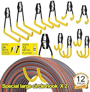 LANNIU Garage Hooks-Garage Storage Utility Hooks and Hangers,Heavy Duty Wall Mount Tool Holder