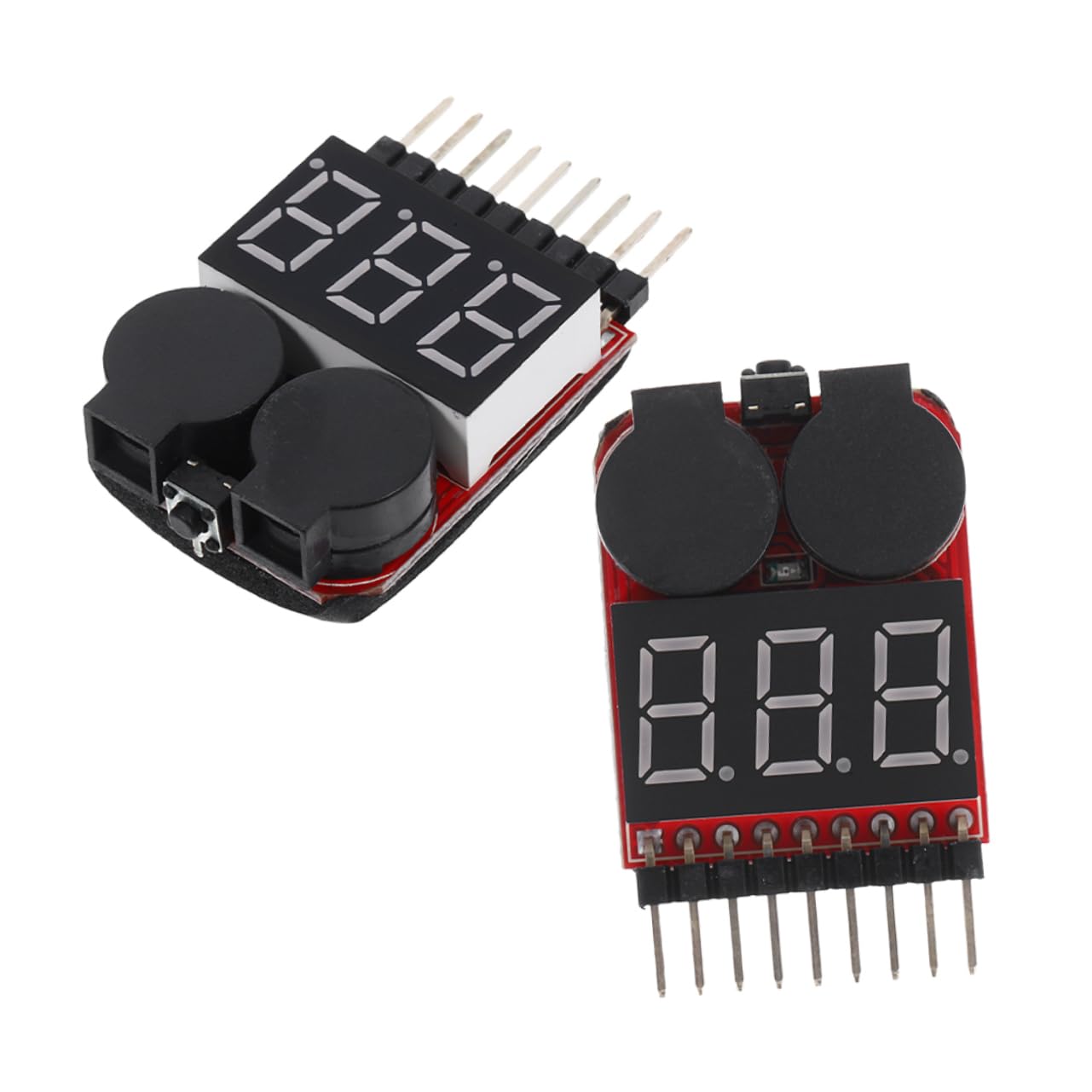 KALLORY Battery Capacity Monitor with Low Voltage Alert 18s Lithium Battery Tester for Car and Household Use