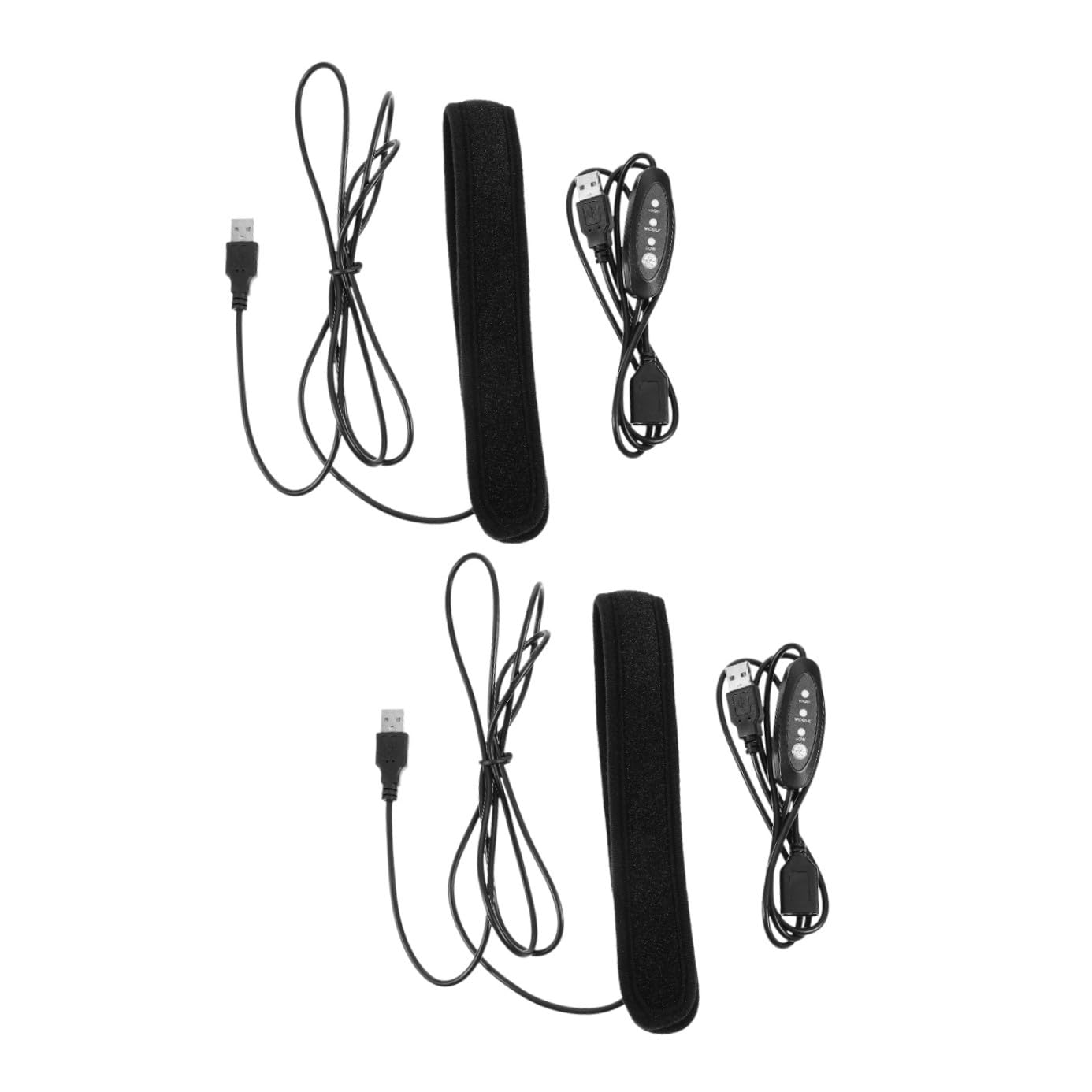 jojofuny 2pièces Chauffe-lentilles USB Réglable pour Appareil Photo Et Télescope Bandes De Désembuage Néoprène avec Niveaux De Température pour Prévenir La Condensation