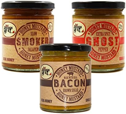 Just Enough Heat Artisan Honey Mustard Set (3 Varieties)