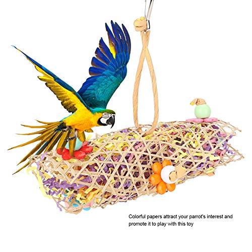 Veilig kleurrijk speelgoed Niet-giftig kwaliteitspapier Kleurrijk vogelspeelgoed, met ophanghaak Vogelspeelgoed, voor… - Afbeelding 4