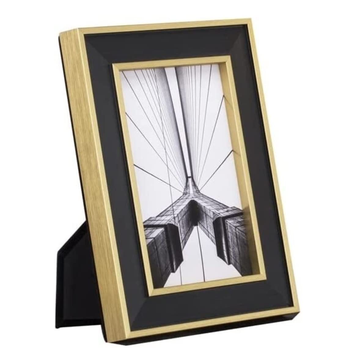Prosta Ramka na Zdjęcia Ramka Na Zdjęcia Z Litego Drewna Nowoczesna Minimalistyczna Dekoracja Nordic Light Luksusowa Dekoracja Stołu Klasyczna(7 inch)