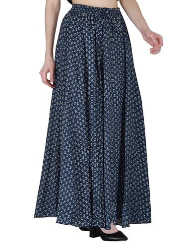 Image of Sttoffa Cotton Printed Women Wear Maxi Long Skirt 40 inch inch Full Length