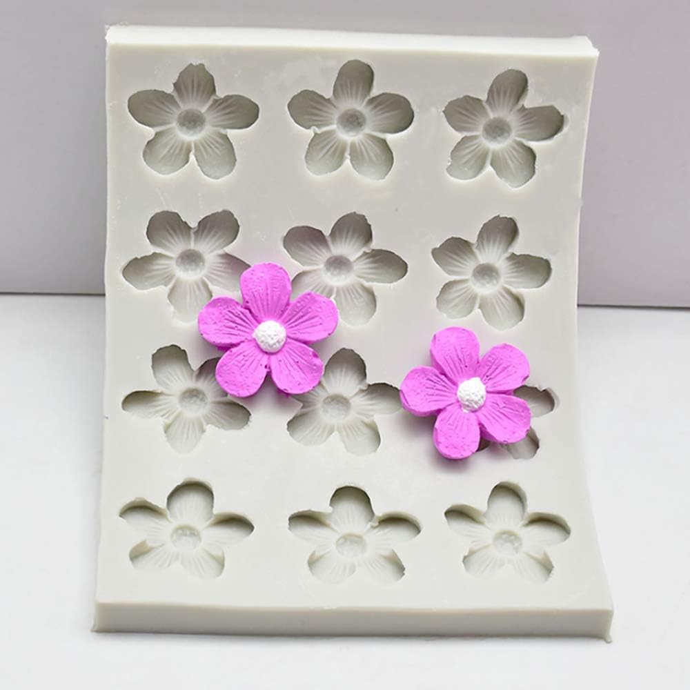 Cherry Blossoms Flower Silicone Fondant Mold Cake