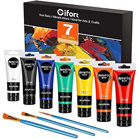 Gifort Pintura Acrílica Kit 7x75ml Cover
