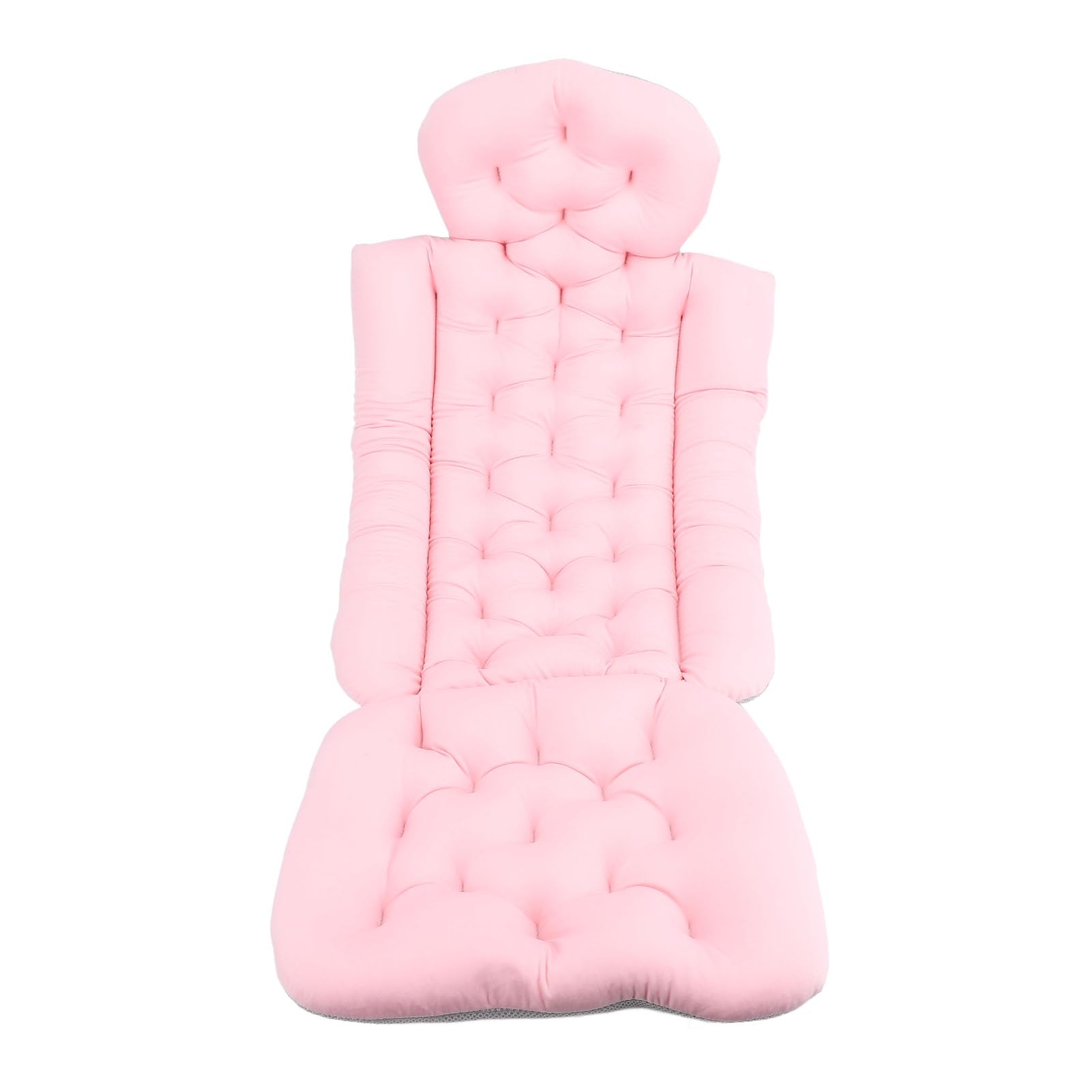 Domary Cuscino Bagno per Tutto il Corpo Ventosa Antiscivolo Fissaggio Poggiatesta Bagno Cuscino di Supporto per Collo e Spalla Design Ergonomico Particelle di Memory Foam Ad