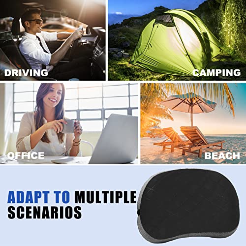 Camping Pillow - Ultralight And Portable Inflatable Pillow For Camping, Travel Pillow With Removable And Washable Cover, Ergonomic Camp Pillow Neck & Lumbar Support, Pillows For Camping, Outdoor #TOP6
