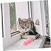 CORHAD 3pcs Plush Mice Cat Toys Interactive Chew Toys for Indoor Cats Soft Mouse Shape for Boredom Relief and Exercise for Kittens and Playful