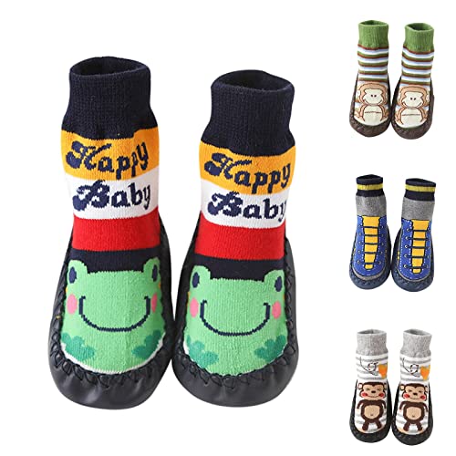 Infant Cute Pattern Socks Shoes Boys and Girls Floor Sports Shoes and Socks Shoes Flat Sole Non Shoes Baby Sock Shoes3