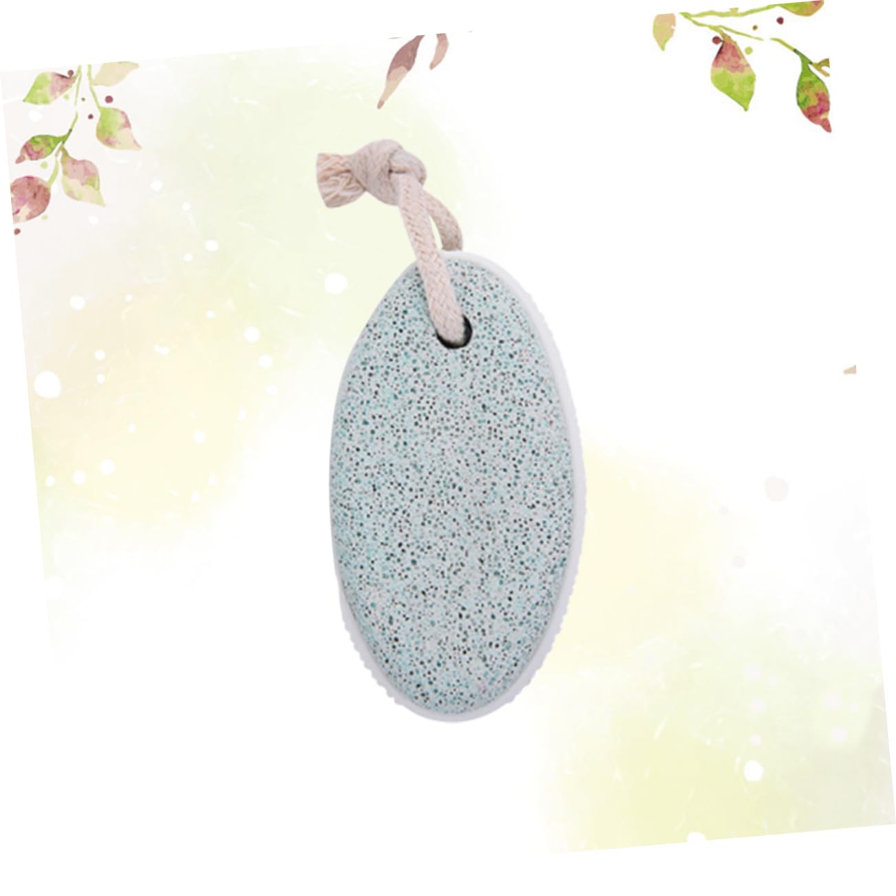 minkissy Foot Pumice Stone for Hard Skin Removal Natural Foot Care Tool Foot Grinding Stone Portable Green