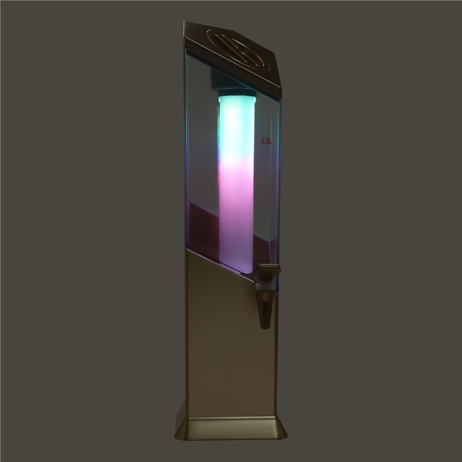 Distributeur de Boissons Beer Tower avec Robinet et Tube à Glace (Or Rose)