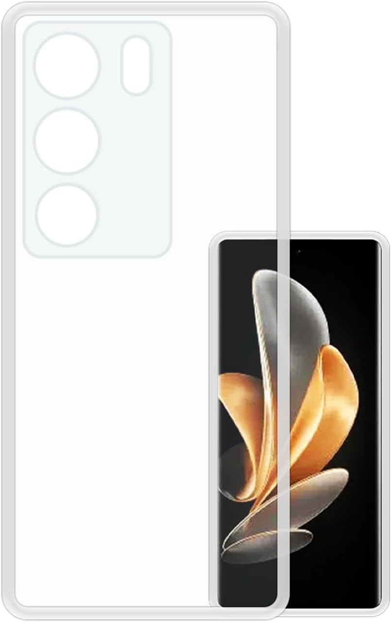 VIDO Transparent Back Case Cover for Vivo V29 5G (Soft & Flexible & Camera Protection Back Case)