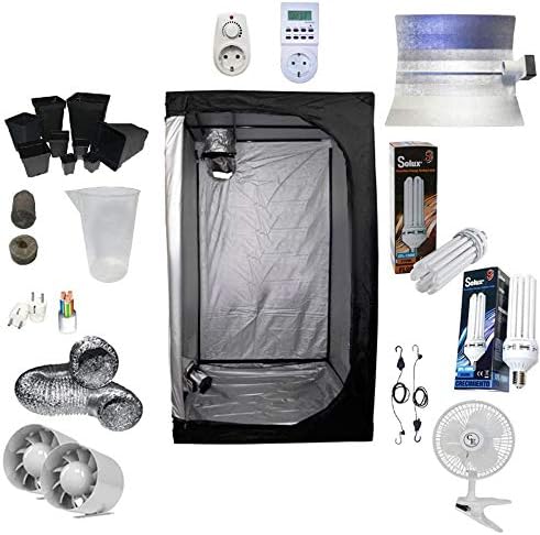 Hydroponic Grow Room Kit 200W CFL Growth & Flowering - Tent 100x100x200 - Pearlpro