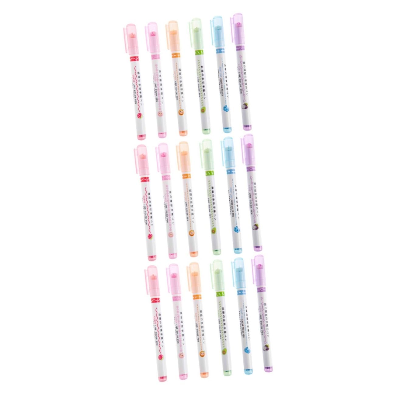 NUOBESTY 18 Pollici Evidenziatore lineare pennarello glitter fluorescente evidenziatori liquidi pennarelli marcatori marcatore scuola school evidenziatori estetici penne da disegno plastica