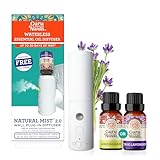 GuruNanda Portable Diffuser Plug-in 2.0 With FREE Essential Oil - Wall Aromatherapy Air Diffuser for Office and Room, Auto Shut Off, Waterless