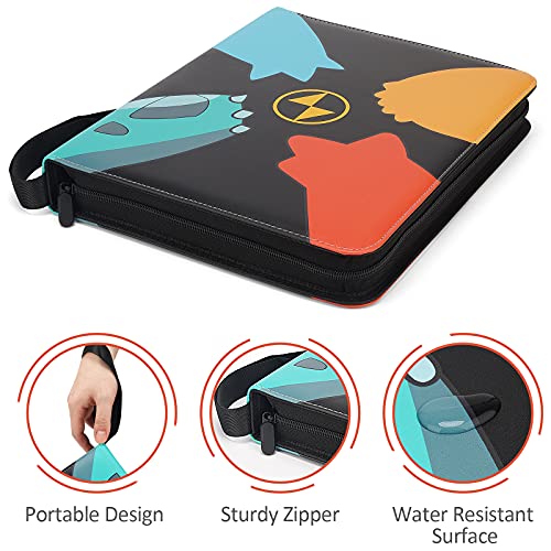 Brghomel Trading Card Binder With Sleeves, Card Collector’s Album Holder With 50 Premium 9-Pocket Pages, Holds Up To 900 Cards, Carrying Case Binder Book Folder Organizer For Boys And Girls #TOP2