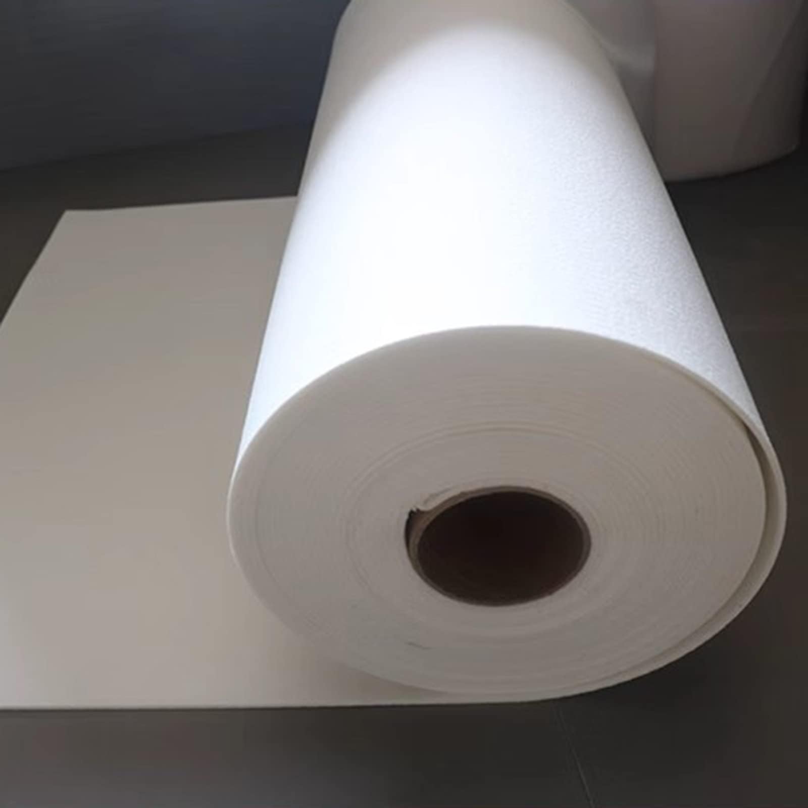 Ceramic Fibre Insulation Blanket Ceramic Fiber Insulation Paper 2300F White 1-10mm 0.61x1m for Kiln Furnace Stove(4MM)