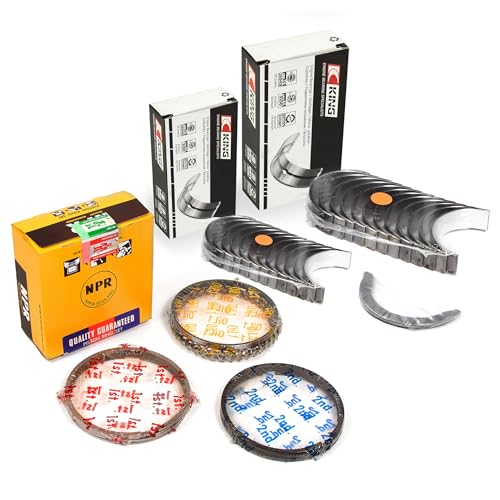 Mizumo Auto MA-4216957015-2 Piston Rings Main Rod Bearings Fit 98-08 Toyota CoroLa MR2 Celica 1.8 1ZZFE