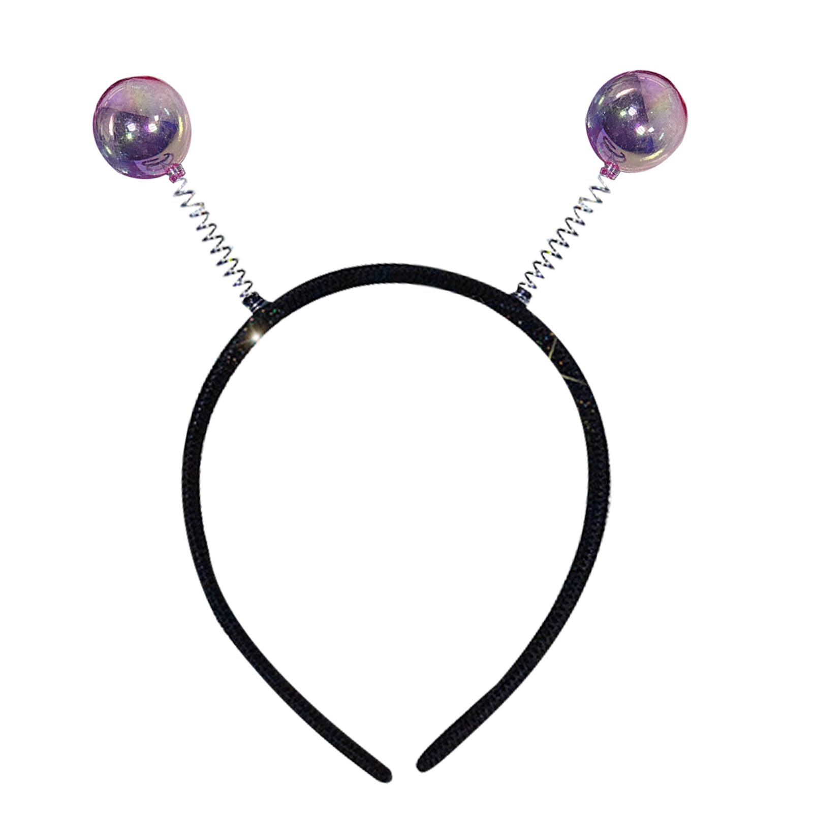 MICFENY Adjustable Hairband With Spring Ball Design Colorful Hairhoop For Holiday Celebrations and Party Gathering Dressingup