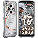 Blackview Fort 2 Rugged Smartphone Android 16 Ultrasottile 245g/10.7mm, 24GB+128GB/TF 2TB, 6.56" 90Hz, 16MP+13MP, 4G Telefono Indistruttibile IP69K, NFC/Fingerprint/Modalità Guanti/3 Anni Garanzia